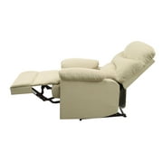 Oakwood Woven Fabric Recliner, Beige