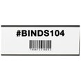 thumbnail image 2 of Box Partenaires LH199 3 x 8 Po Porte-Cartes Magnétique C-Channel - Pack de 25, 2 of 4