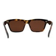 thumbnail image 4 of Womens Boyish Horn Rim Retro Fashion Sunglasses Tortoise Brown, 4 of 4