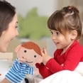 thumbnail image 5 of Miembros de la familia Hand Puppet Educational Building Puppet Plaything Kids Birthday Gift (Hijo), 5 of 5