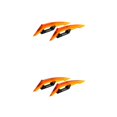 thumbnail image 4 of Maytalsory Aerodynamic Spoiler Wing Motorcycle Front Side Motorcycle Accessories 250SR Sticker Motorcycle orange 2Set, 4 of 6