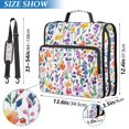 thumbnail image 2 of FORMRS Zipper Binder with Shoulder Strap 2-inch Ring 500 Sheet Capacity File Bag, Purple Wildflower Pattern, 2 of 5