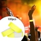 thumbnail image 5 of Pulseras de fiesta de papel sintético, 100 unidades, resistentes al agua, con identificación y nombre para conciertos. Amarillo, 5 of 8