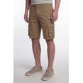 thumbnail image 4 of Boulder Creek By Kingsize Men's Big & Tall  12" Side-Elastic Stacked Cargo Pocket Shorts, 4 of 6