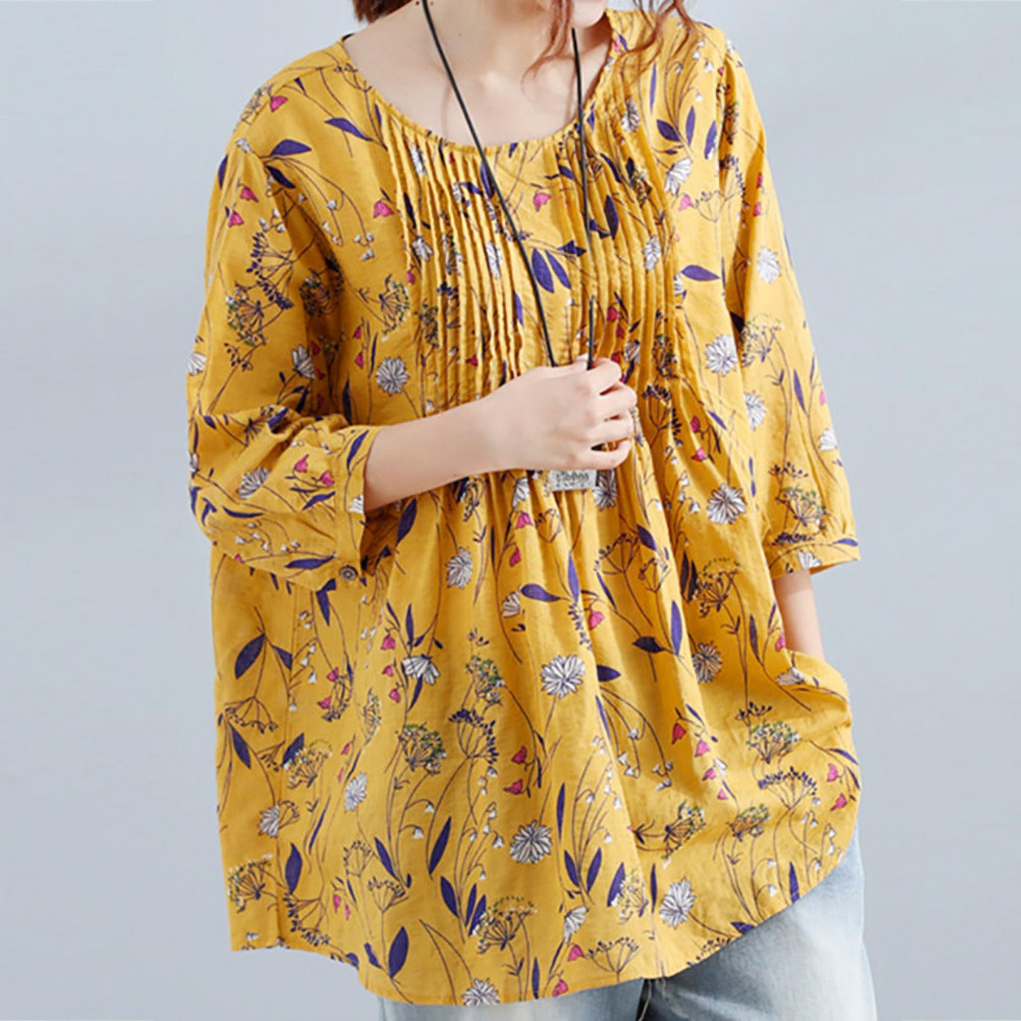 Outfmvch long sleeve shirts for women Ladies Three Quarter