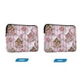 thumbnail image 7 of FORMRS 13-13.3 inch Laptop Sleeve Case Soft Carrying Quilted Computer Bag Cover, Pink Gingerbread Houses, 7 of 7