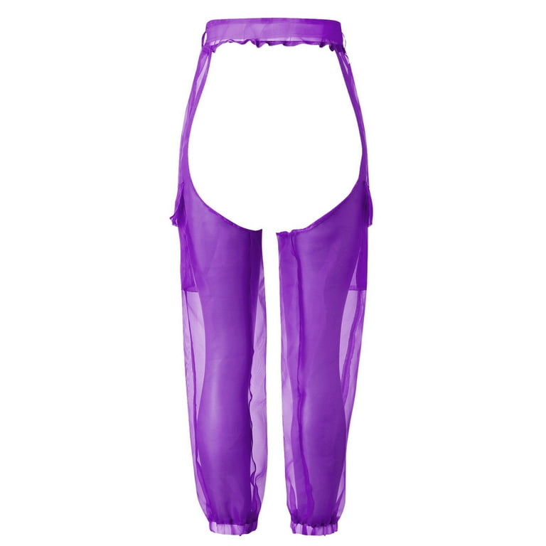 Riforla Pants High Elastic Buckles Jogger Crotch Long Wasit