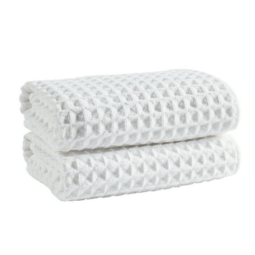 Clorox Waffle Kitchen Bar Mop for Cleaning, Machine Washable, Utility Everday Dishcloth, White
