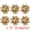 Gold, variant on Unique Bargains Pre-Made Gift Bows for Creative Gift Wrapping and Decoration Yellow