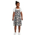 thumbnail image 2 of Wonder Nation Girls Slip Dress and T-Shirt Set, 2-Piece, Sizes 4-18 & Plus, 2 of 6