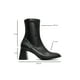 thumbnail image 4 of Plesa - Botas Negras de Tacón Cuadrado negro 23 CM, 4 of 4