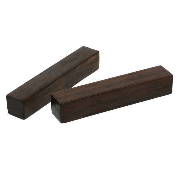Houderco Wooden Paperweights Dark Red 2Pack 4.3x0.8x0.8In