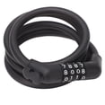 thumbnail image 2 of Bike Cable Lock, Bike Password Lock PVC Sheath Steel Wire Winding  For Mountain Bicycles, 2 of 8