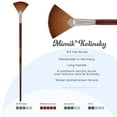 thumbnail image 2 of Creative Mark Mimik Kolinsky Watercolor Brush - # 6 Fan - Long Handle Synthetic Paint Brush - Handmade in Germany - Synthetic Sable Paint Brushes for Professional Artists - Animal-Friendly, 2 of 7