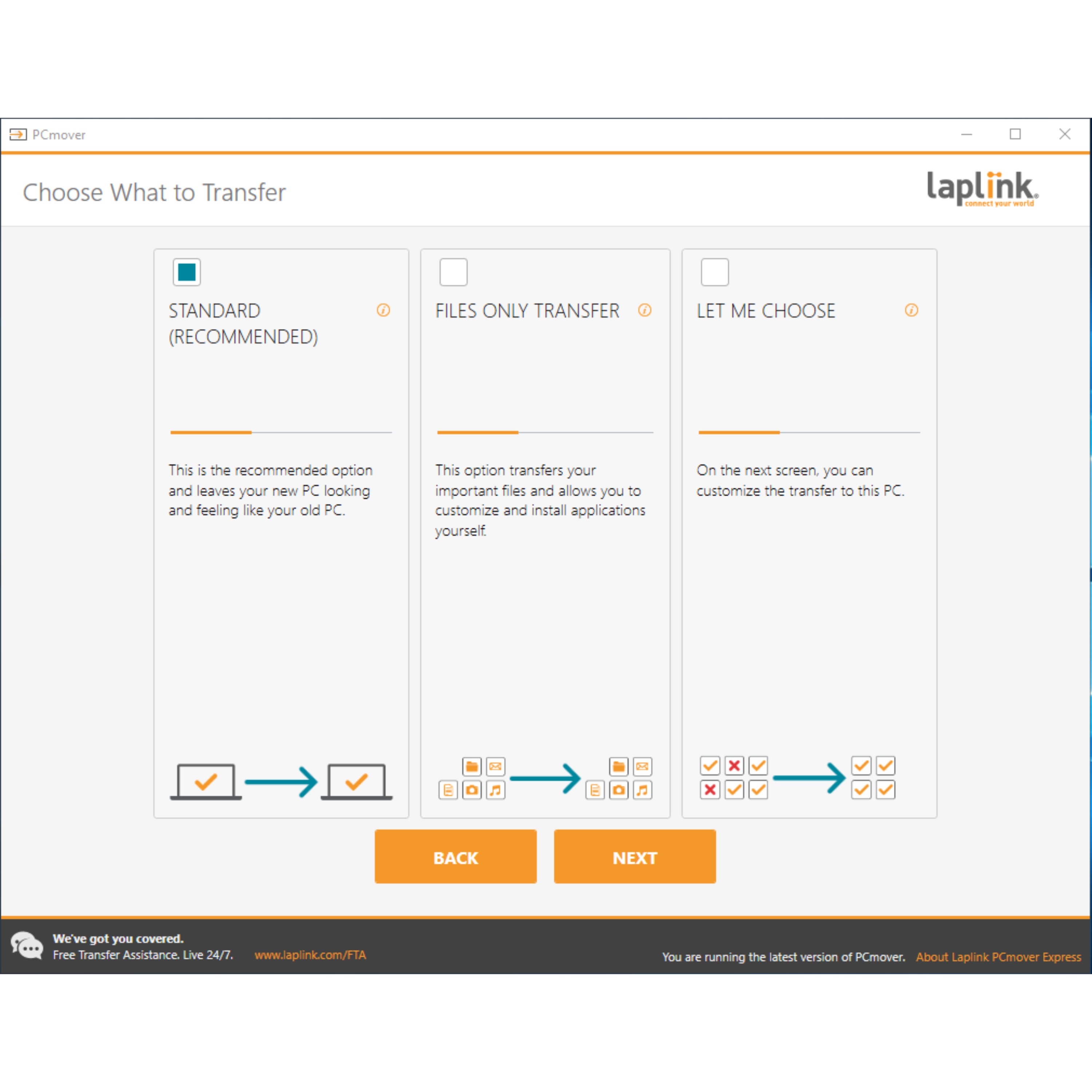 Laplink PCmover Express 11 - 1 Use [Digital Download]