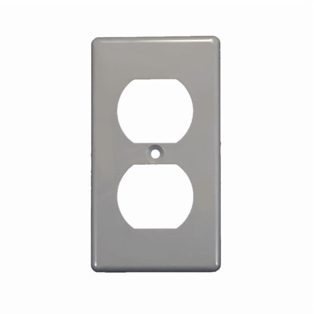 Cubierta para caja dúplex Cantex color gris 11x6x1 cm
