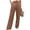 62#Camel, variant on Womens Casual Cotton Linen Pants Lightweight Summer Loose Fit High Waist Straight Leg Plus Size Solid Lounge Trousers Camel L