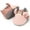 01 Pink, variant on Newborn Baby Cozy Fleece Booties with Grippers Winter Slippers Socks Soft Sole Stay On Infant First Walker Crib Shoes