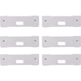 thumbnail image 1 of 6pcs Vertical Blind Repair Vane Savers Blind Repair Clips Window Blinds Replacement Slats Shades Repair Clips Tabs Curved Repair Clip for Fixing Window White, 1 of 8