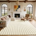 thumbnail image 6 of Buganda Area Rugs for Living Room, Soft Shaggy Rug for Bedroom , Non Slip Machine Washable Carpet, Off-white, 8'x10', 6 of 6