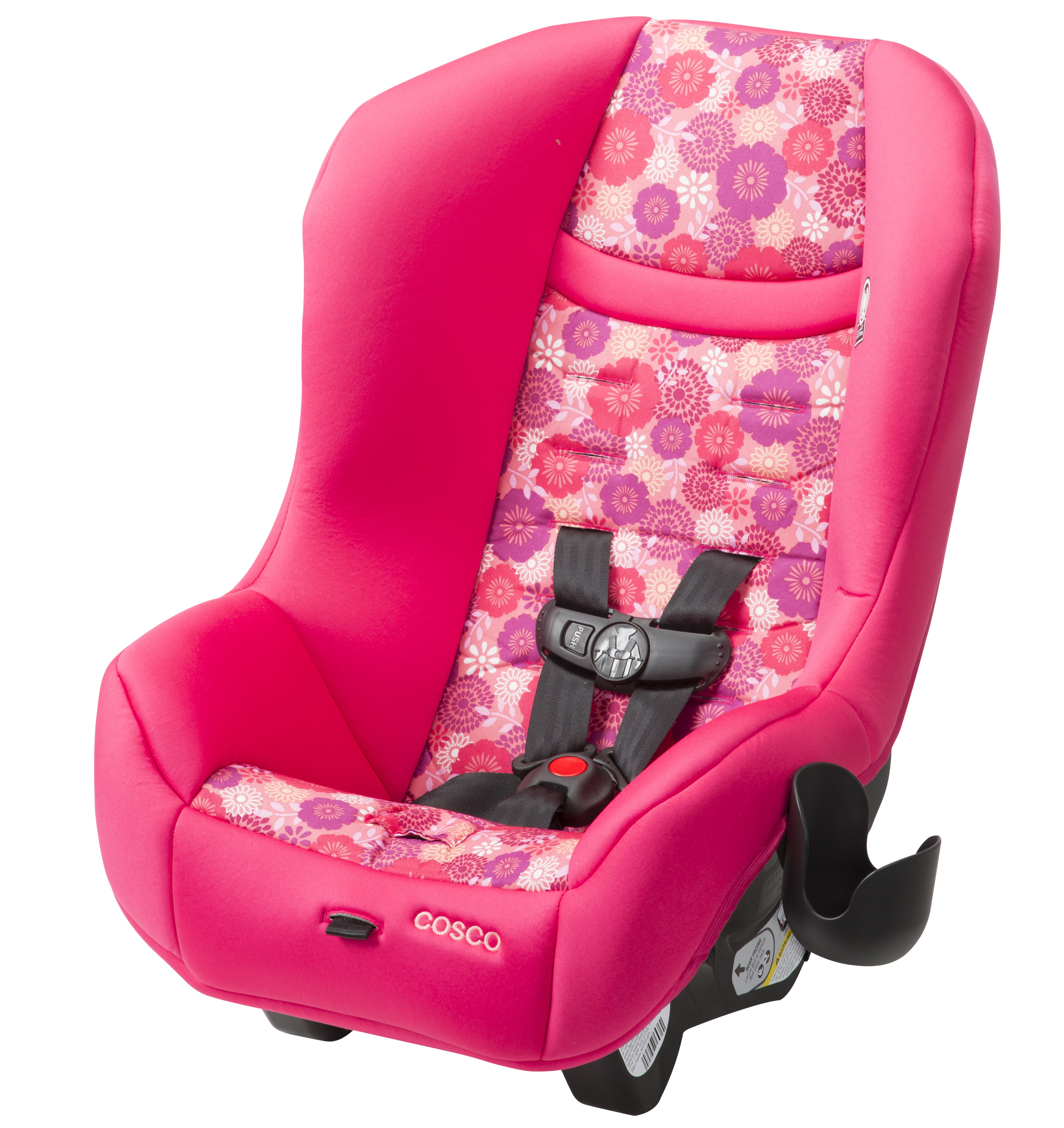 Cosco Scenera Convertible Car Seat, Floral Orchard Blossom Pink - image 1 of 13