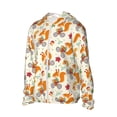thumbnail image 2 of Pofeuu Forest Squirrel Print Sun Protection Outdoor Lightweight Full Zip UV Cooling Hoodie Long Sleeve Summer Clothing for Outdoor Hiking-Large, 2 of 5