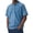 Light Blue, variant on COSFO Solid Big and Tall Polo Shirts for Men Casual Short Sleeve Vintage Classic T-Shirt Relaxed Fit Pullover Summer Collared Tops