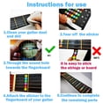 thumbnail image 4 of Pegatinas para diapasón de guitarra Junlego con tabla de acordes y púas, 4 of 9