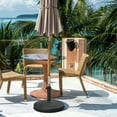 thumbnail image 4 of Gymax Base Ronde en Résine de 49 Lb pour Parasol de Patio avec Support et Bouton Réglable, 4 of 10