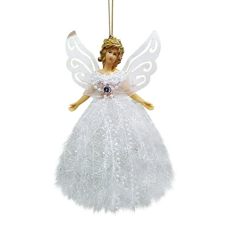 

Heiheiup Christmas New Plush Angel Pendant Tree Pendant Children s Cute Plush Doll Gift Chandelier Replacement Bars