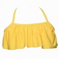 thumbnail image 5 of mgoYE Swimsuit for Girls 8-10 Girls Bikini Set 2 Piece Swimsuit - Beach Sports Bathing Suit Scoop Neck Adjustable Straps Padded Kids Teen(Yellow,9-10 Years), 5 of 9