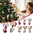 thumbnail image 1 of Xihbxyly Adornos Colgantes Vintage de Papá Noel, Lindas Etiquetas de Madera para Papá Noel, Diseño de Rebote de Primavera, Letreros Navideños para Puerta, Decoración Festiva para Árbol y Chimenea, Fi, 1 of 4