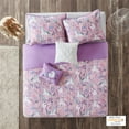 thumbnail image 6 of Home Essence Kids Pink Unicorn 5 Piece Cotton Reversible Coverlet Set, Full Queen, 6 of 13