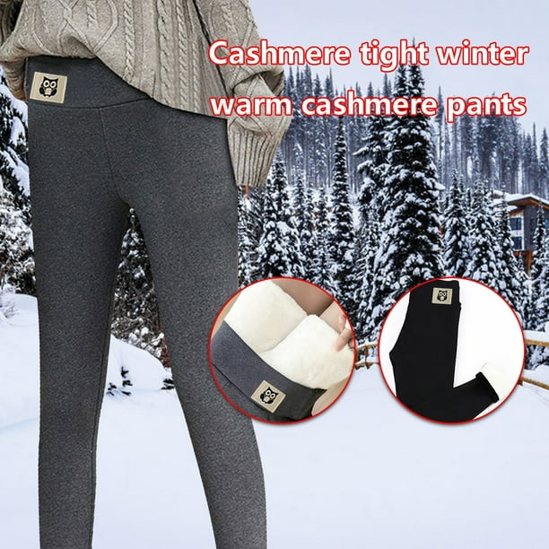 Pantalons de survêtement d'hiver Cachemire Chaud Épais Pantalon de