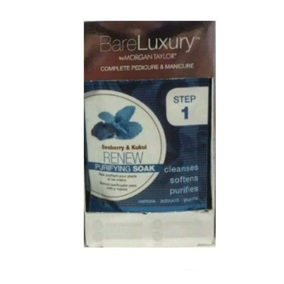 BareLuxury Renew Seaberry & Kukui 4 Pack - Includes 1 Each Of Soak, Masque, Scrub, Massage Butter