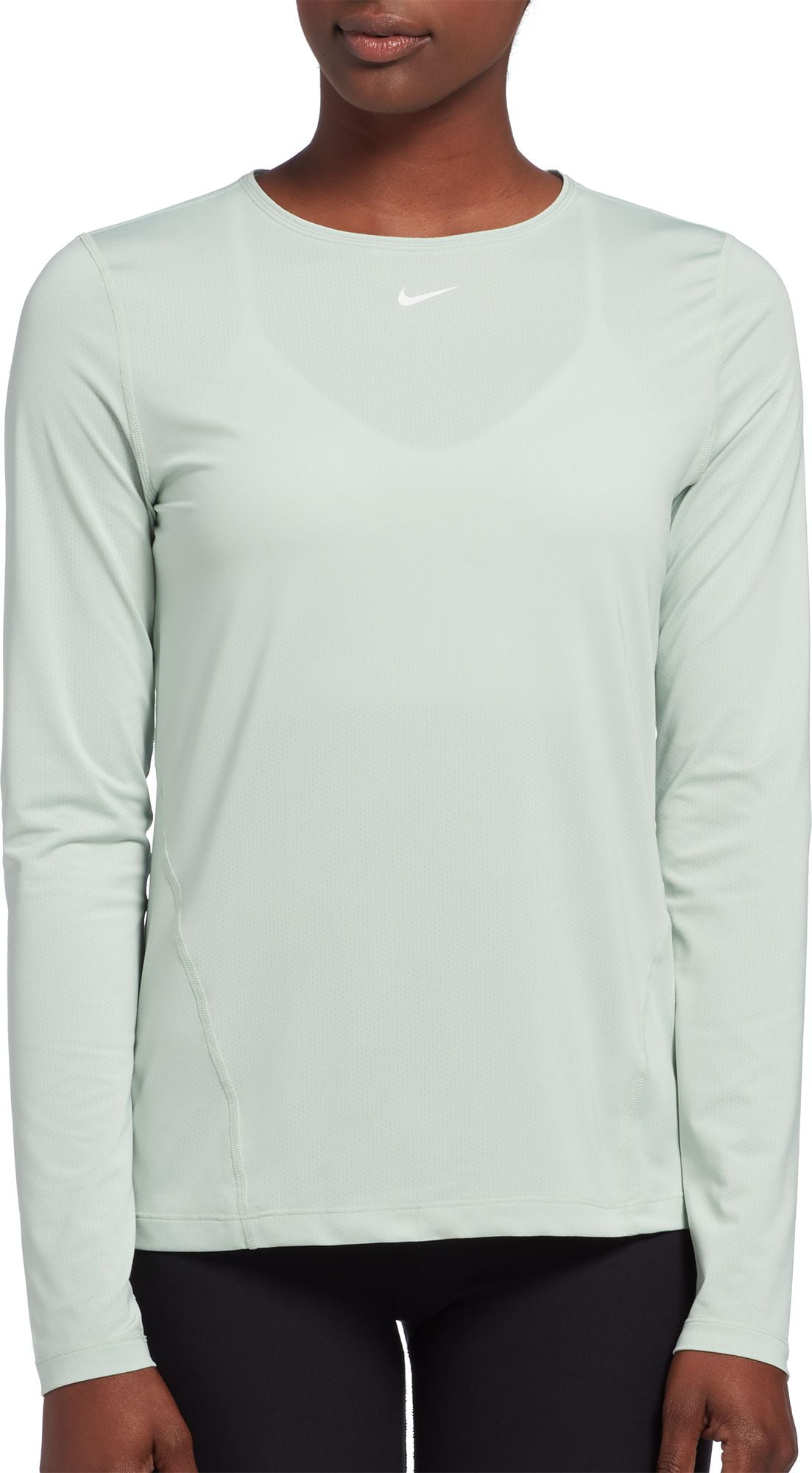 nike pro ls mesh top