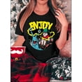 thumbnail image 1 of Camiseta elegante con estampado de caracol para mujer - Cuello redondo informal, manga corta, algodón elástico, lavable a máquina - Top perfecto para el verano, estampado de caracol, moda femenina, ca, 1 of 6