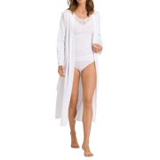 Hanro WHITE Paola Belted Robe, US Small