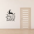 thumbnail image 2 of Joy To The World Christmas Quote Rudolph Holiday Seasons Merry Christmas Santa Claus Quotes Vinyl Design Wall Sticker Art Decal Boys Girls Room Bedroom Decors Stickers Decoration Size (10x10 inch), 2 of 3