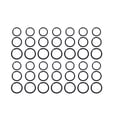 thumbnail image 1 of 1 paquete de 60PCS Key Circle Ring Llavero de gama alta Black Flat Ring Key Ring Delicate Keychain Pendant Multi-key Key Rings Circle for Keychain Crafts Making (Black), 1 of 5
