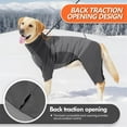 thumbnail image 6 of UOSIA Full Body Dog Winter Coat Warm Fleece Pullover Pajamas, Four Legs Dog Jacket, 6 of 7