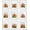 Distressed White, variant on 11x14 Picture Frame Set of 9, Photo Gallery Wall Frame Set, Display Pictures 8x10 with Mat or 11 x 14 Without Mat, Multi Photo Frames for Wall Mounting or Table Top Display, Rustic Brown