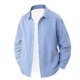 thumbnail image 2 of pstuiky Camisas de manga larga abrigadas para hombre, Camisa informal de manga larga con solapa y botones a rayas para hombre. camisetas de hombre xxl, 2 of 4