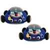 Little Tikes Cozy Coupe Plush Car Baby Toddler Lounger Seat, Patrol Police Car (2 Pack)
