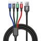 thumbnail image 5 of Lo último en datos 4 en 1: carga rápida y sincronización para dispositivos Micro USB tipo C y dispositivos, ¡para todos los amantes de la tecnología!, 5 of 6