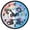 Cute Cartoon Panda and Rainbow, variant on Dailycode Night Light Wall Clock Glow in The Dark 12 inch Battery Operated Silent Luminous Clocks, Cute Cartoon Panda and Rainbow