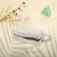 thumbnail image 3 of Bolsas de Maquillaje Rectangulares de Puntos de Moda 1 Pc para Viaje Pequeño Caqui Gris de Poliéster, 3 of 5