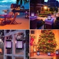thumbnail image 5 of Lámpara de llama con forma de linterna solar para colgar al aire libre, versión mejorada, linterna exterior con 99 luces LED parpadeantes, luz decorativa impermeable para jardín, patio,, 5 of 5