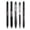 Black, variant on 5 Count Blue Transparent Pastel Gel Ink Pens Set 0.5mm Fine Point Retractable Black Ink Click Gel Pens Aesthetic Journaling Writing Pens Nurse Office Supplies