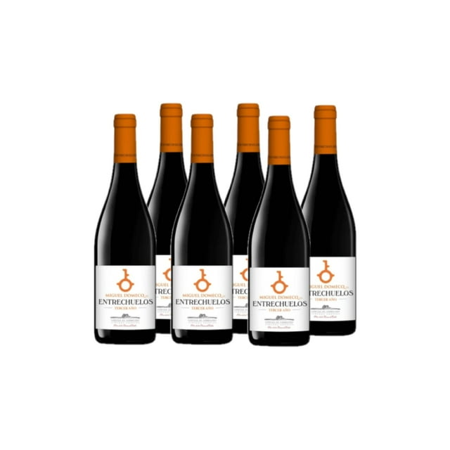 Vino Tinto Miguel Domecq Entrechuelos Tercer Año 750 ml, 6 unidades Miguel Domecq Vino Tinto